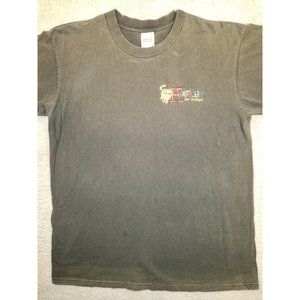 Vintage Anvil Black Heathcliff No Sweat Short Sleeve Cotton T-Shirt Adult Large